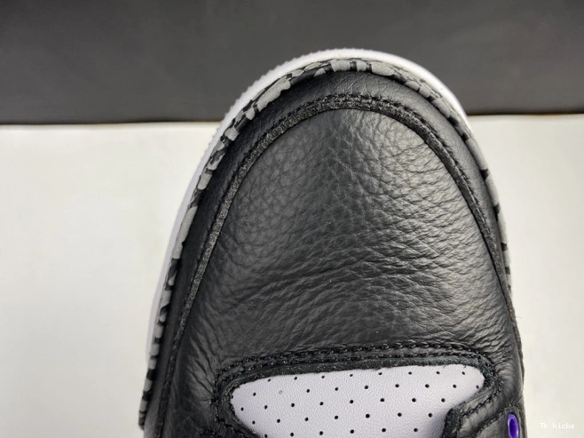 Rep TBK Jordan Purple 3 CT8532 050 Retro Court Black Air 0712